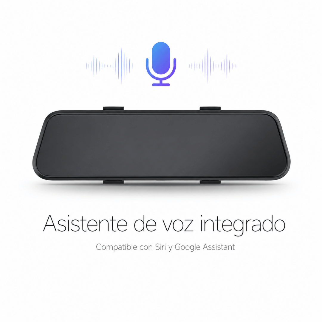 Asistente de voz integrado, compatible con Siri y Google Assistant